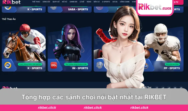 Điểm danh các sảnh game thể thao đặc sắc tại nhà cái RIKBET