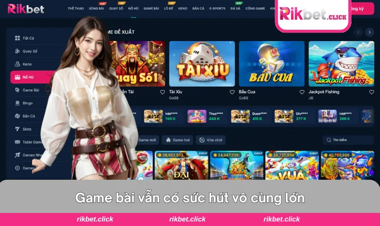 Đa dạng các trò để người chơi chọn lựa tại đây